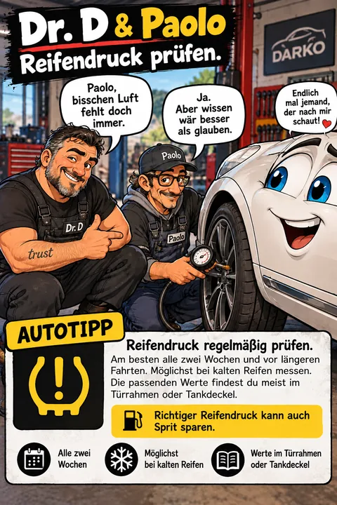 Dr. D und Paolo: Reifendruck